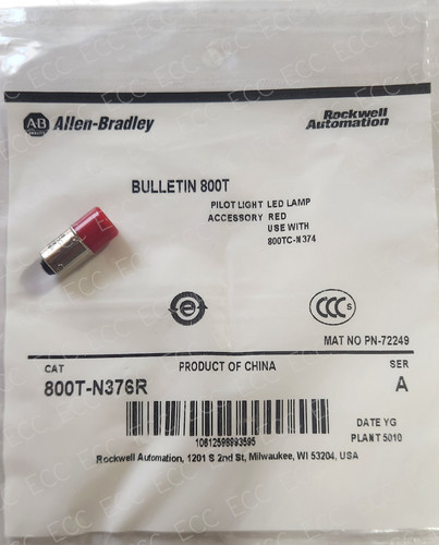 New allen bradley 800t - new, 800t-n376r